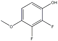 2,3-二氟-4-甲氧基苯酚结构式