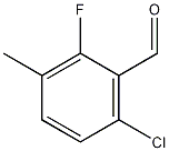 6-氯-2-氟-3-甲基苯甲醛结构式
