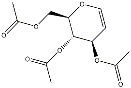 3,4,6-三氧乙酰基-D-葡萄烯糖结构式