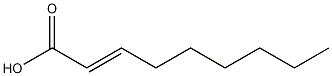反-2-壬烯酸结构式