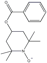 4-苄酰氧基-四甲基哌啶氧自由基结构式