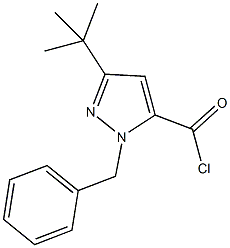 1-Benzyl-3-(t-butyl)pyrazole-5-carbonyl Chloride