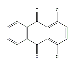1,4-二氯蒽醌结构式