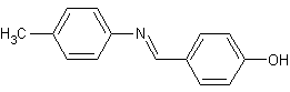 α-(4-甲苯基亚氨基)对甲酚结构式