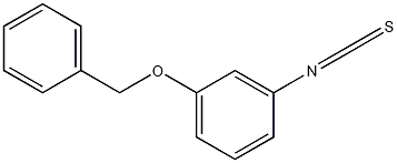 3-苯甲氧基异硫氰酸苯酯结构式