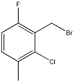 2-氯-6-氟-3-甲基苄基溴结构式