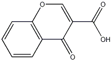 色酮-3-甲酸结构式