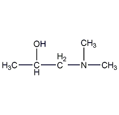 1-二甲氨基-2-丙醇结构式