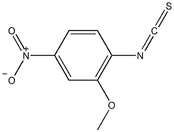 异硫氰酸2-甲氧基-4-硝基苯酯结构式