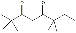2,2,6,6-四甲基-3,5-辛二酮结构式