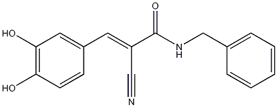 2-Cyano-3-(3,4-dihydroxyphenyl)-N-(benzyl)-2-propenamide