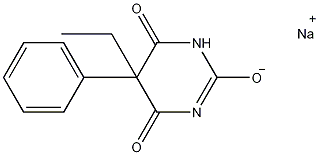 苯巴比妥钠结构式