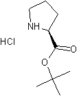 L-脯氨酸叔丁酯盐酸盐结构式