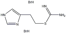 S-[2-(咪唑-4-基)乙基]异硫脲二氢溴酸盐结构式
