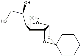 2-O-Cyclohexylidene-3-O-methyl-α-D-glucofuranose