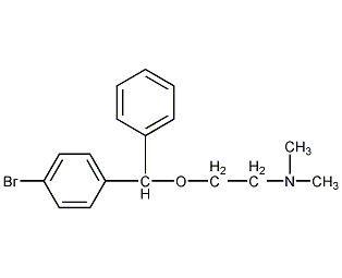 溴苯海明结构式
