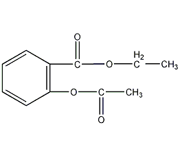乙酰水杨酸乙酯结构式