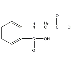 N-(2-羧基)苯基甘氨酸结构式