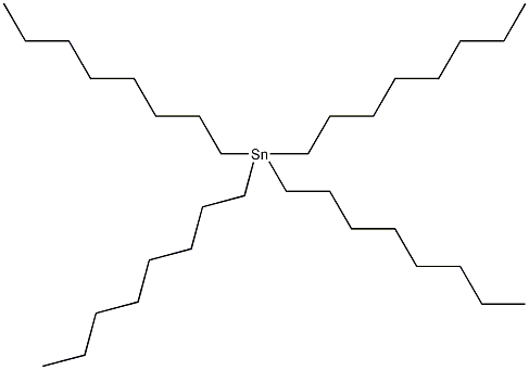 四正辛基锡(IV)结构式