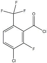 3-氯-2-氟-6-(三氟甲基)苯甲酰氯结构式