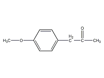 4-甲氧基苯丙酮结构式