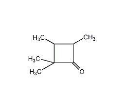 2,2,3,4-四甲基-1-环丁酮结构式