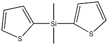 二甲基二(2-噻吩基)硅烷结构式