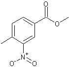 4-甲基-3-硝基苯甲酸甲酯结构式