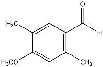2,5-二甲基对茴香醛结构式
