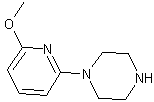 1-(6-甲氧基-2-哌啶)哌嗪结构式