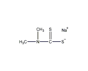 二甲基二硫代氨基甲酸钠结构式