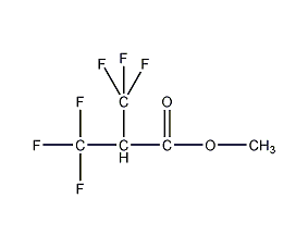 2-(三氟甲基)-3,3,3-三氟丙酸甲酯结构式