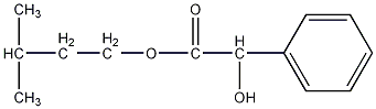 异戊基扁桃酸盐结构式