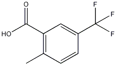 2-甲基-5-(三氟甲基)苯甲酸结构式