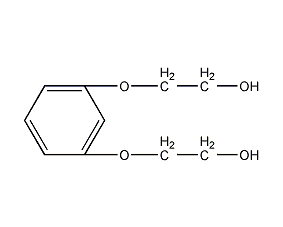 1,3-双(2-羟乙氧基)苯结构式