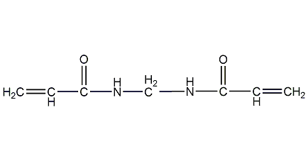 N,N'-亚甲基双丙烯酰胺结构式
