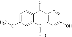 2,4-二甲氧基-4'-羟基苯乙酮结构式
