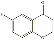 6-氟苯并二氢吡喃-4-酮结构式