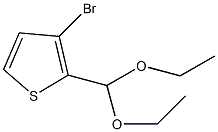 3-溴噻吩-2-羰醛 二乙基 乙缩醛结构式