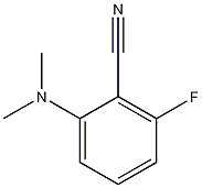 2-二甲基氨-6-氟苯甲腈结构式
