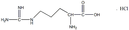 DL-精氨酸盐酸盐结构式