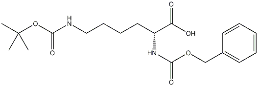 Z-N-ε-t-丁氧基碳酰-L-赖氨酸结构式