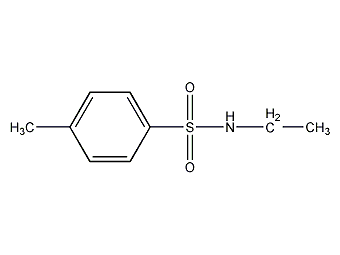 N-乙基对甲苯磺酰胺结构式