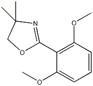 2-(2,6-二甲氧基苯基)-4,4-二甲基-2-唑啉结构式