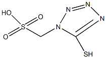 5-巯基-1,2,3,4-四唑-1-甲磺酸结构式