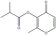 异丁酸麦芽酚酯结构式