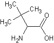 DL-叔丁基甘氨酸结构式