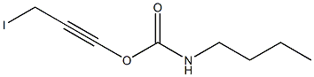 3-碘-2-丙炔基N-丁基氨基甲酸结构式
