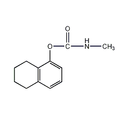1-(5,6,7,8-四氢)氨基甲酸萘酯甲基结构式