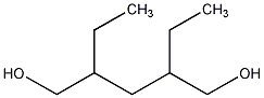 2,4-二乙基-1,5-戊二醇结构式